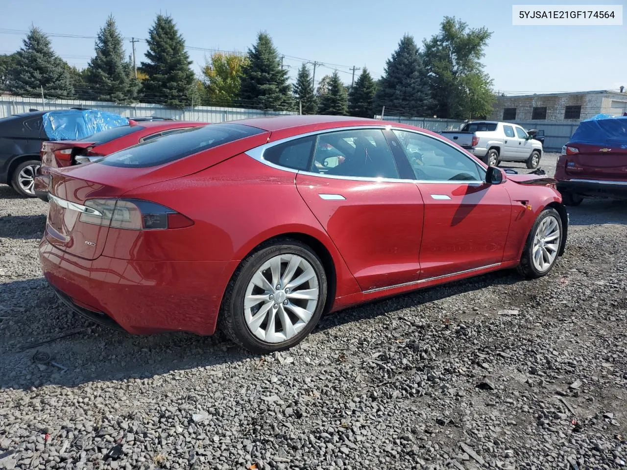 2016 Tesla Model S VIN: 5YJSA1E21GF174564 Lot: 73455204