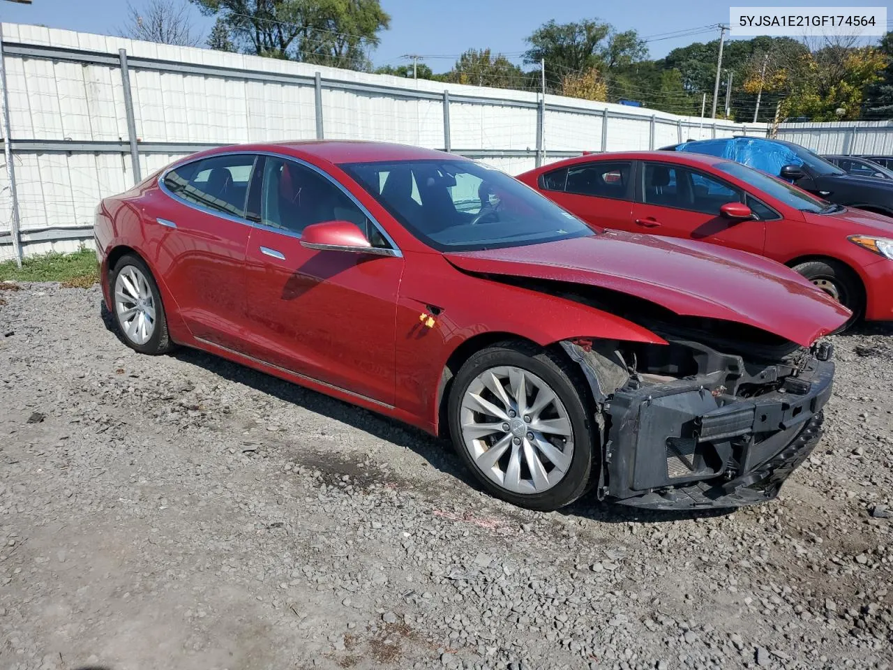 2016 Tesla Model S VIN: 5YJSA1E21GF174564 Lot: 73455204