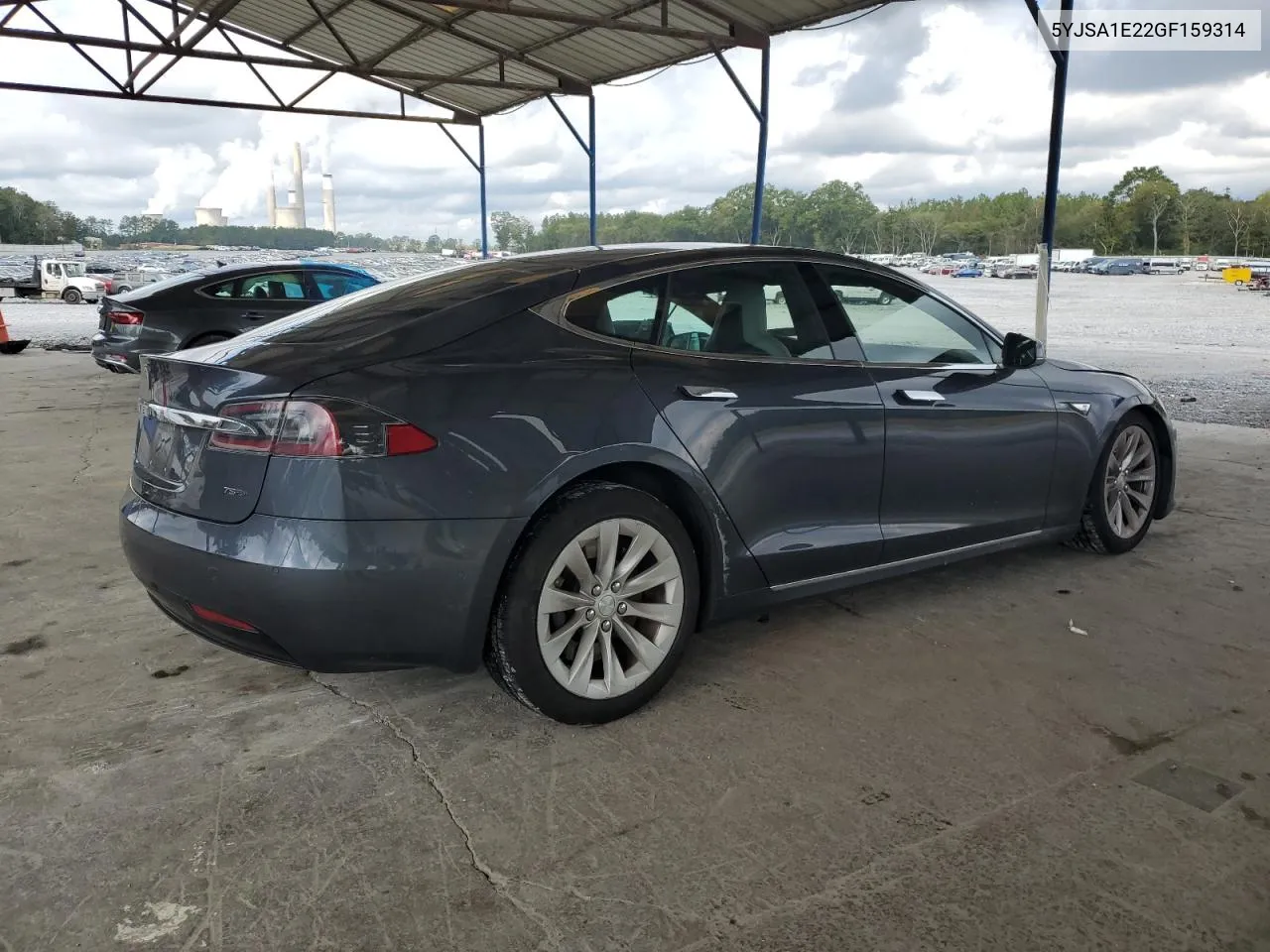 2016 Tesla Model S VIN: 5YJSA1E22GF159314 Lot: 73469154