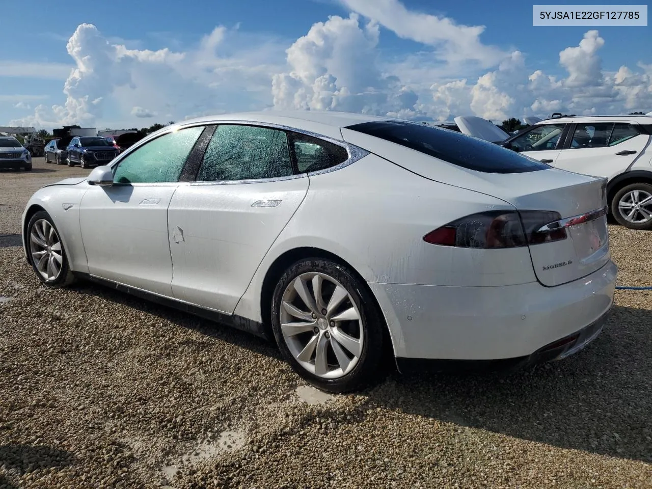 2016 Tesla Model S VIN: 5YJSA1E22GF127785 Lot: 73842204