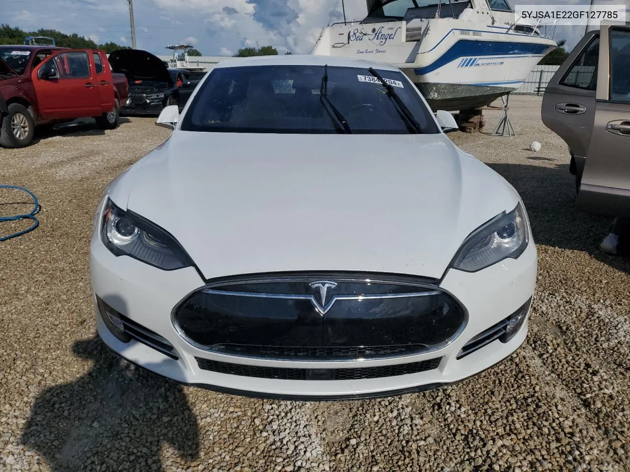 2016 Tesla Model S VIN: 5YJSA1E22GF127785 Lot: 73842204