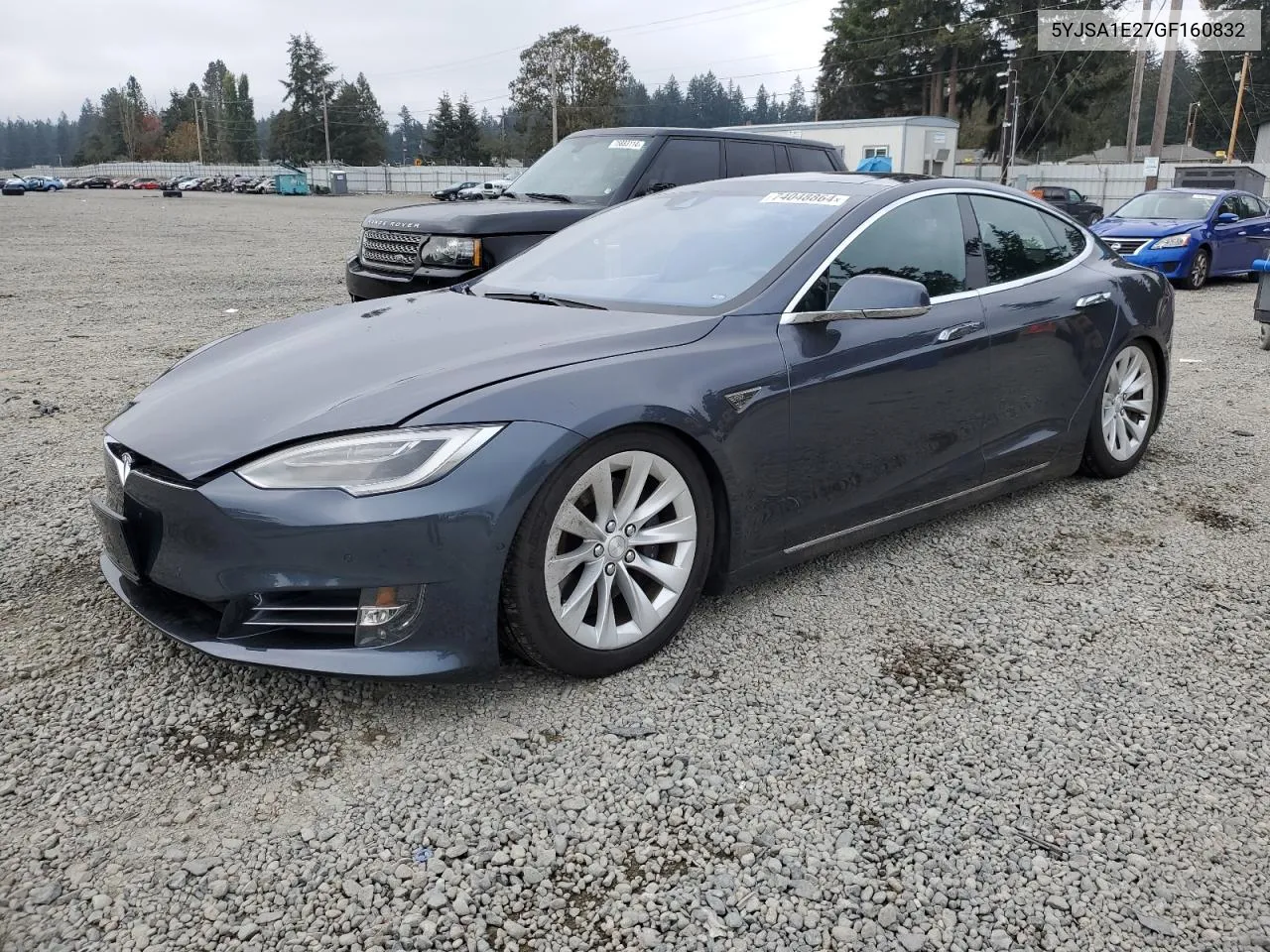 2016 Tesla Model S VIN: 5YJSA1E27GF160832 Lot: 74048864