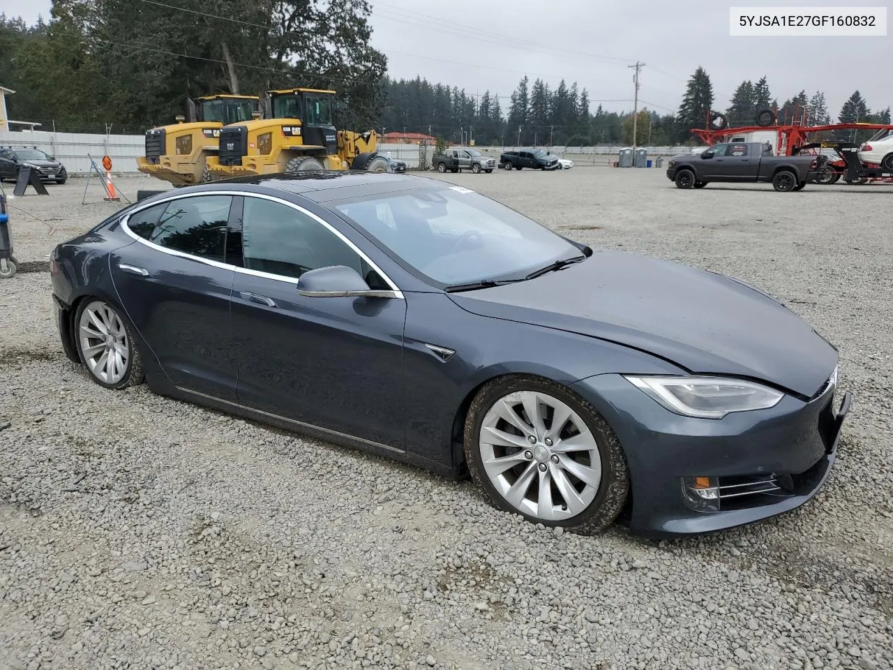 2016 Tesla Model S VIN: 5YJSA1E27GF160832 Lot: 74048864