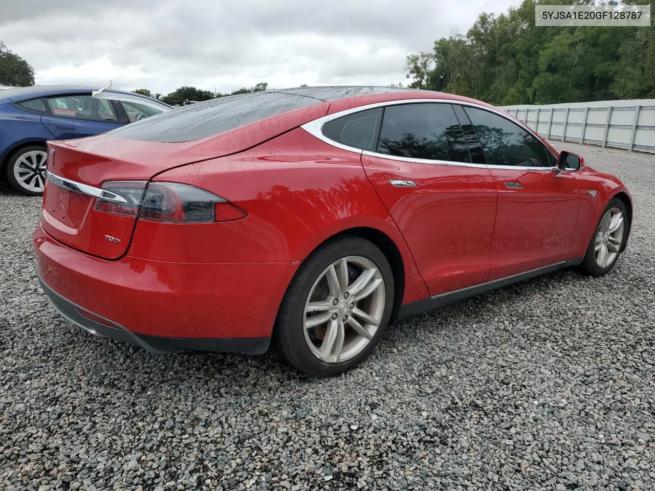 2016 Tesla Model S VIN: 5YJSA1E20GF128787 Lot: 74079864