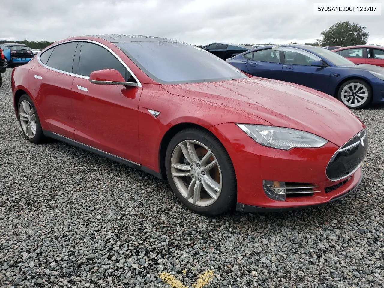 2016 Tesla Model S VIN: 5YJSA1E20GF128787 Lot: 74079864