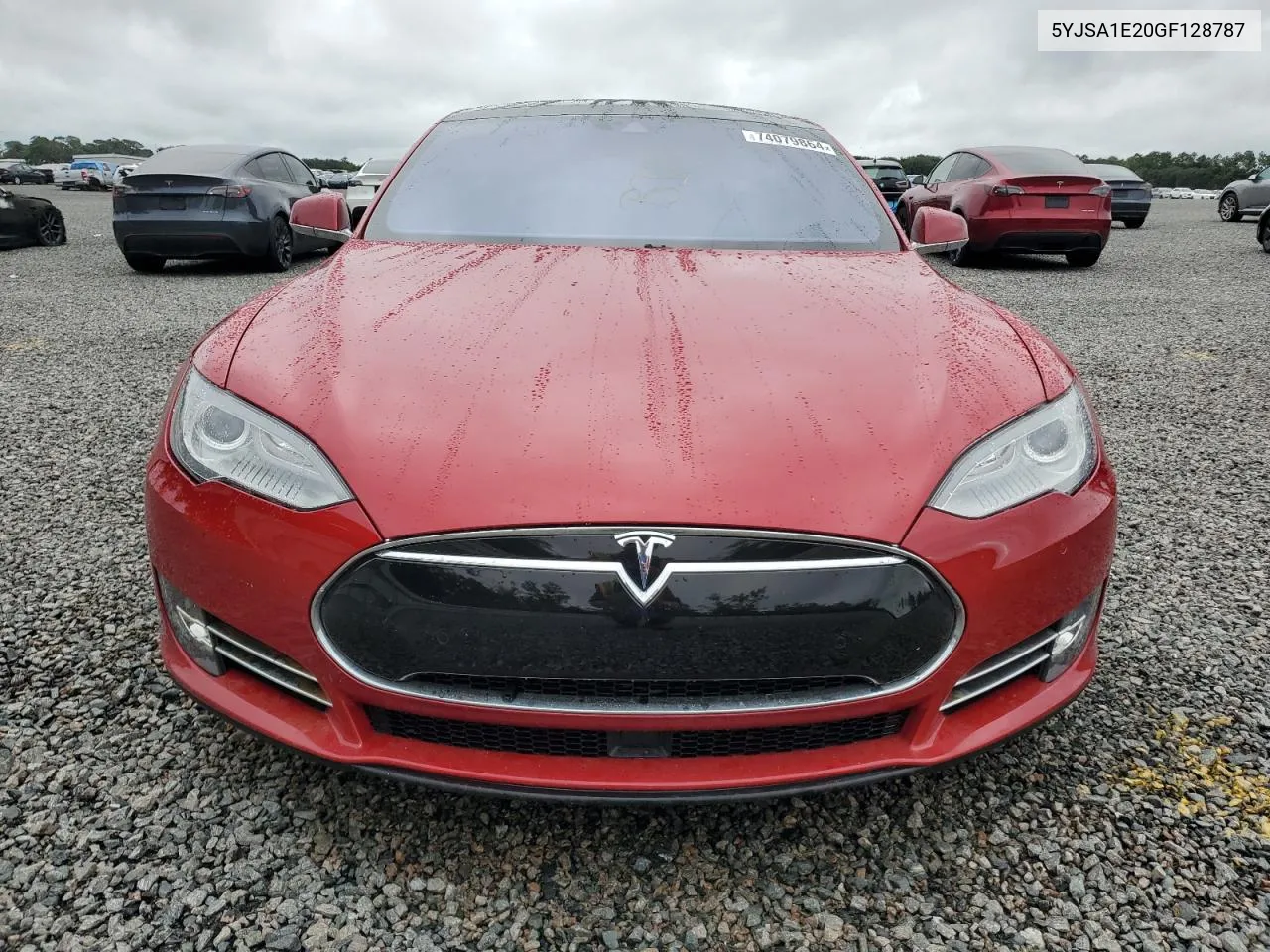 2016 Tesla Model S VIN: 5YJSA1E20GF128787 Lot: 74079864