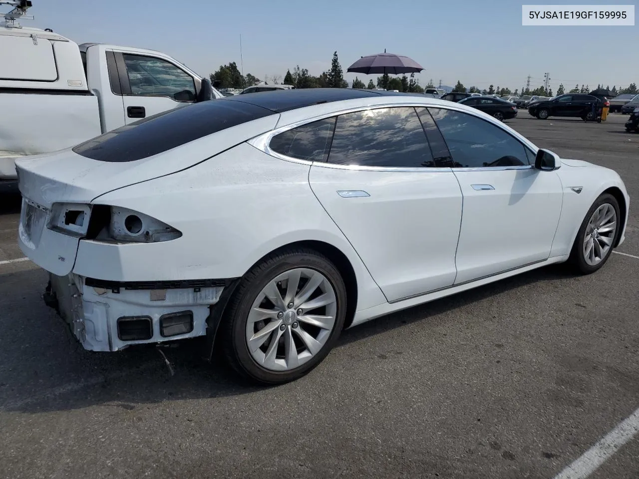 2016 Tesla Model S VIN: 5YJSA1E19GF159995 Lot: 74288884