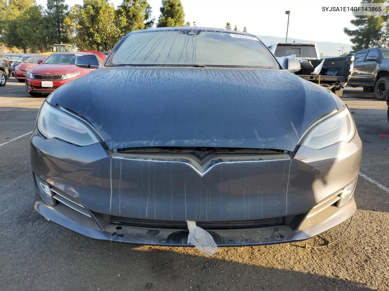 2016 Tesla Model S VIN: 5YJSA1E14GF143865 Lot: 74595634