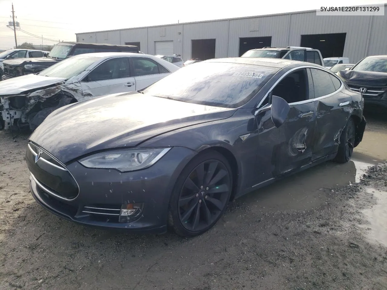 2016 Tesla Model S VIN: 5YJSA1E22GF131299 Lot: 74833584