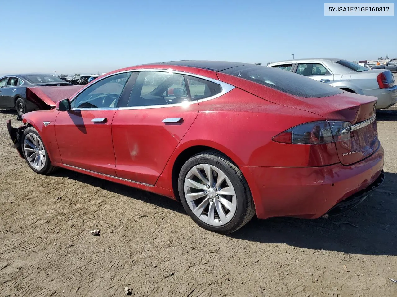 2016 Tesla Model S VIN: 5YJSA1E21GF160812 Lot: 75247744