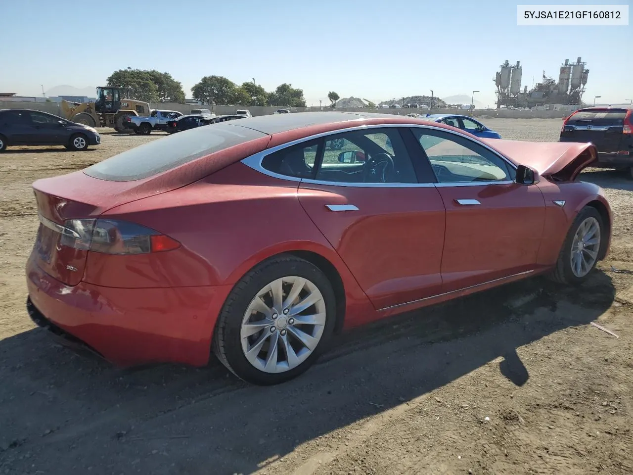 2016 Tesla Model S VIN: 5YJSA1E21GF160812 Lot: 75247744