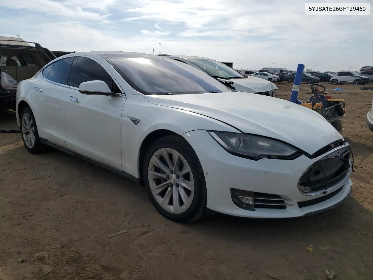 2016 Tesla Model S VIN: 5YJSA1E26GF129460 Lot: 75338544