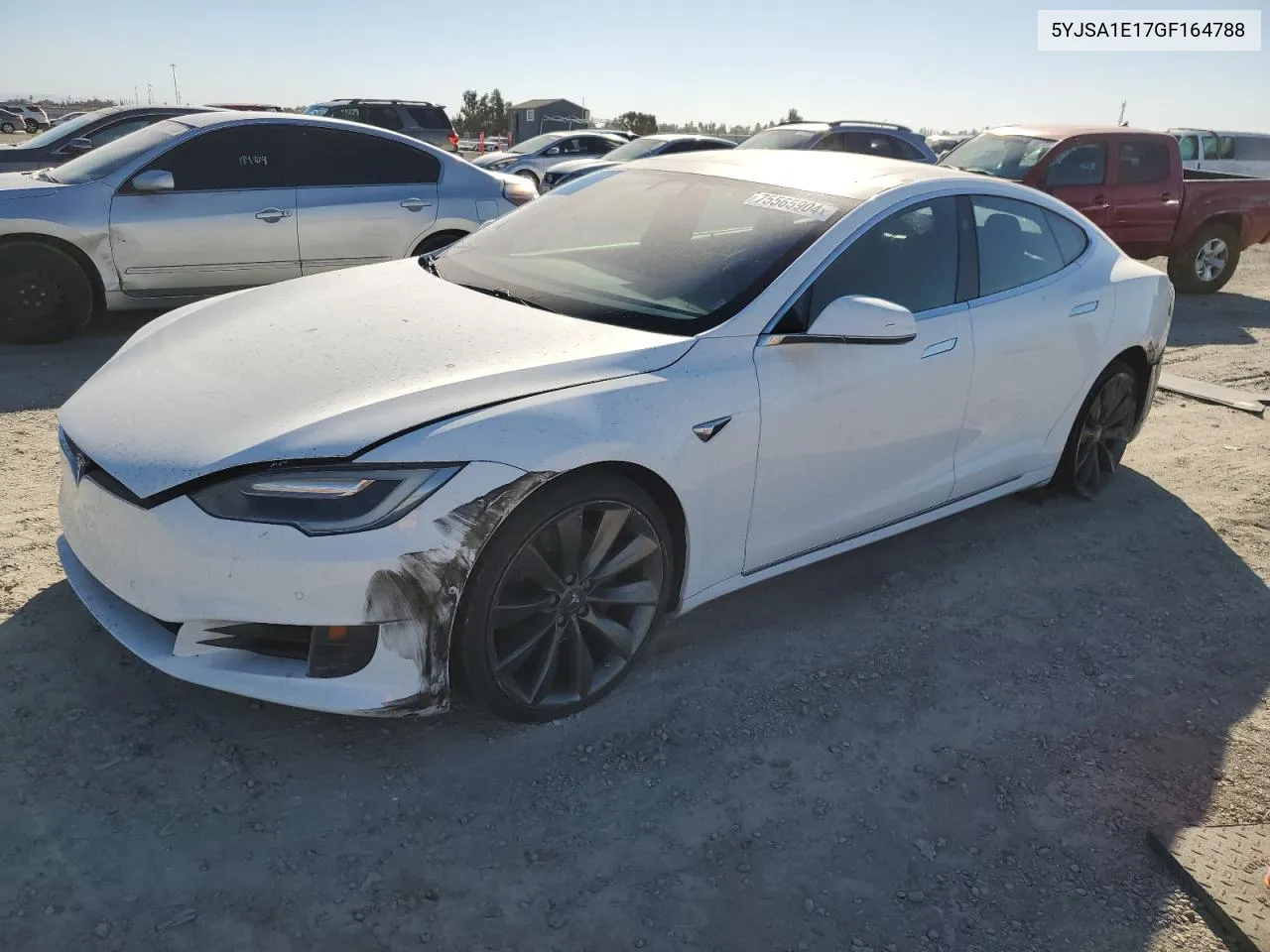 2016 Tesla Model S VIN: 5YJSA1E17GF164788 Lot: 75565904