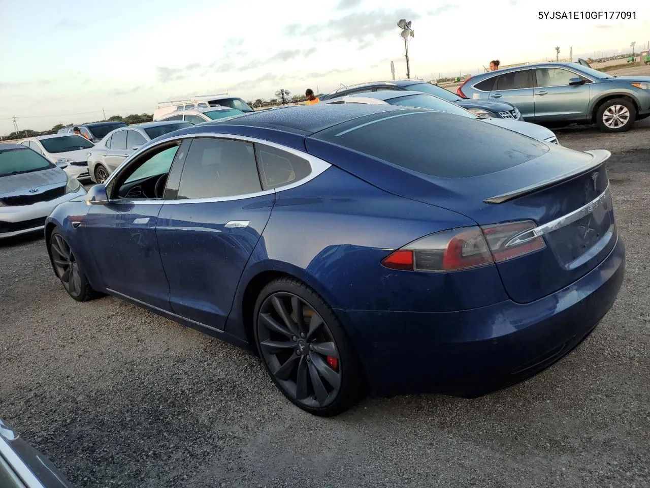 2016 Tesla Model S VIN: 5YJSA1E10GF177091 Lot: 75933004