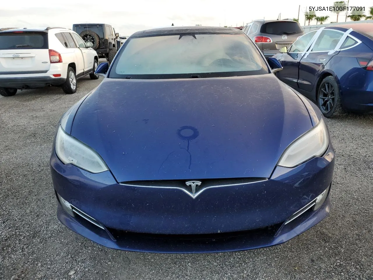 2016 Tesla Model S VIN: 5YJSA1E10GF177091 Lot: 75933004