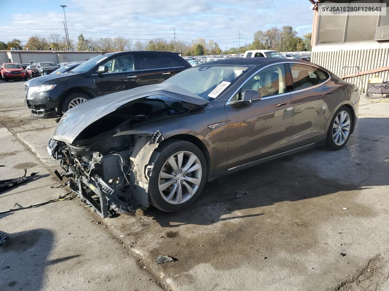 2016 Tesla Model S VIN: 5YJSA1E28GF128648 Lot: 76233744