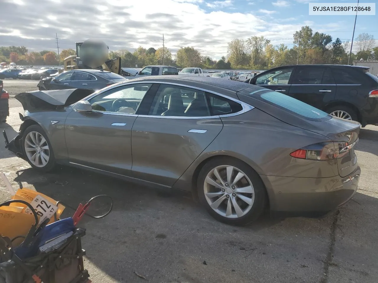 2016 Tesla Model S VIN: 5YJSA1E28GF128648 Lot: 76233744