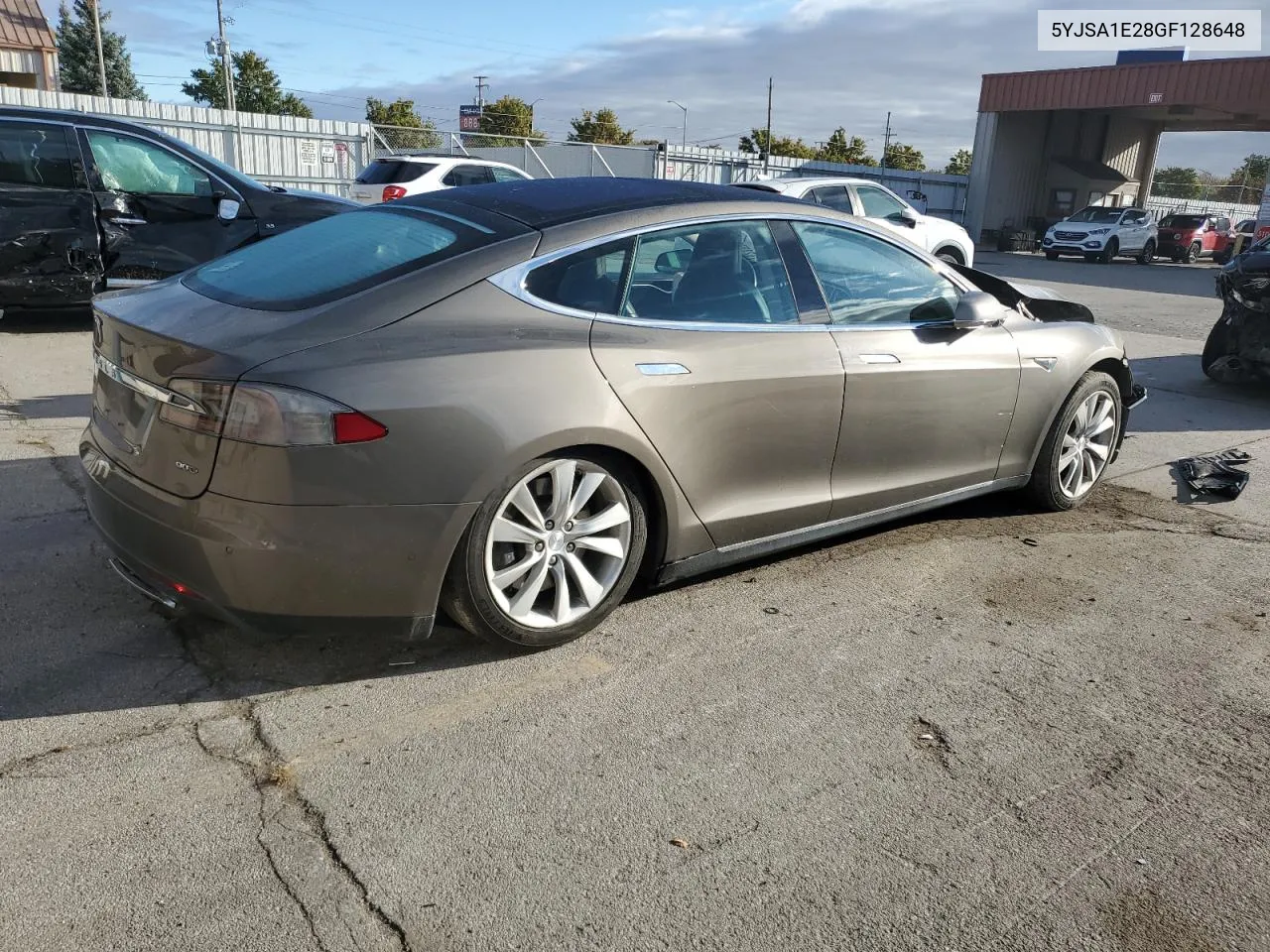 2016 Tesla Model S VIN: 5YJSA1E28GF128648 Lot: 76233744