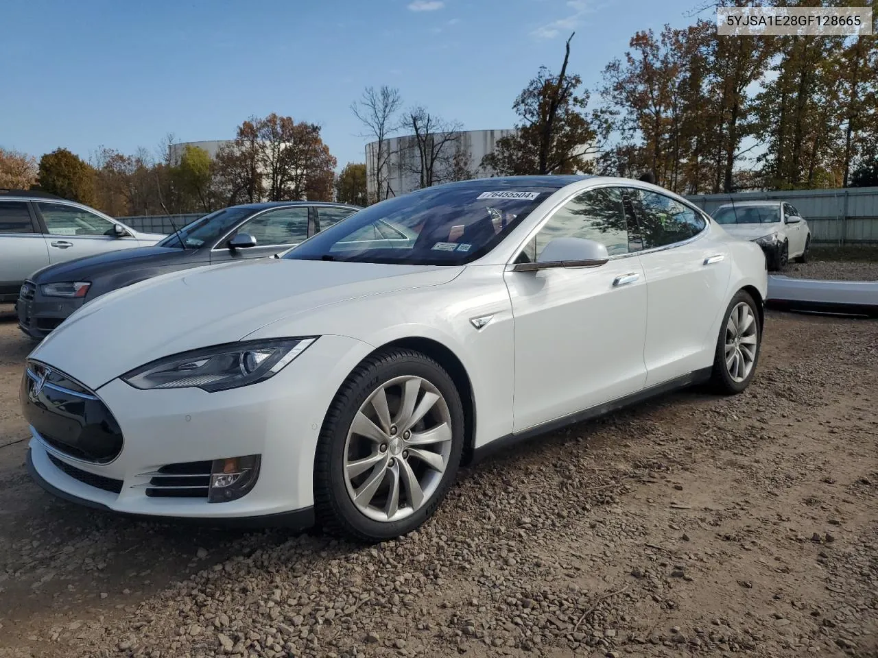 2016 Tesla Model S VIN: 5YJSA1E28GF128665 Lot: 76455504