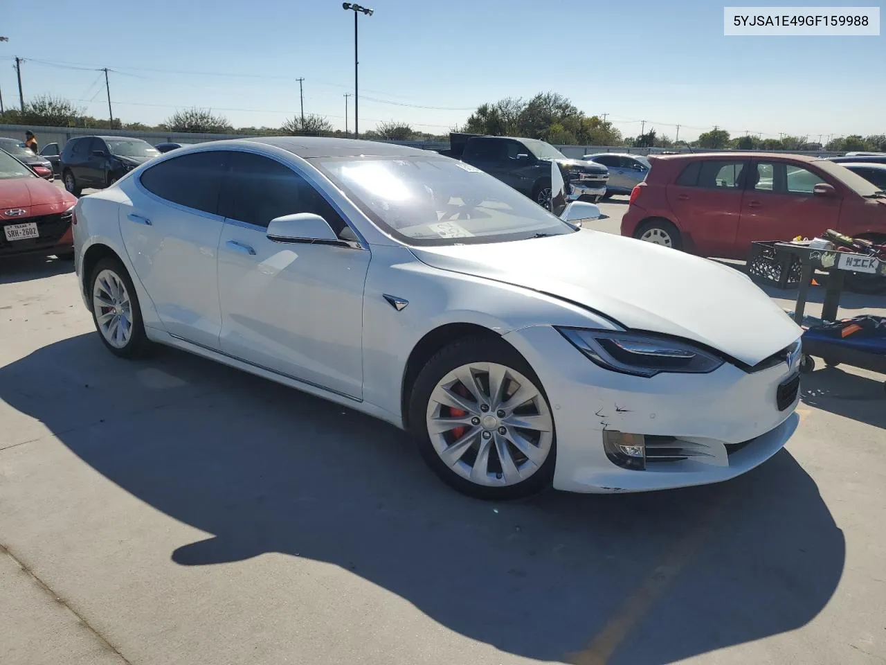 2016 Tesla Model S VIN: 5YJSA1E49GF159988 Lot: 76457024