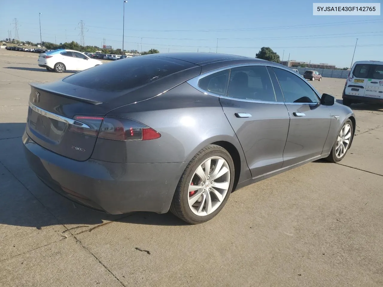 2016 Tesla Model S VIN: 5YJSA1E43GF142765 Lot: 77003824