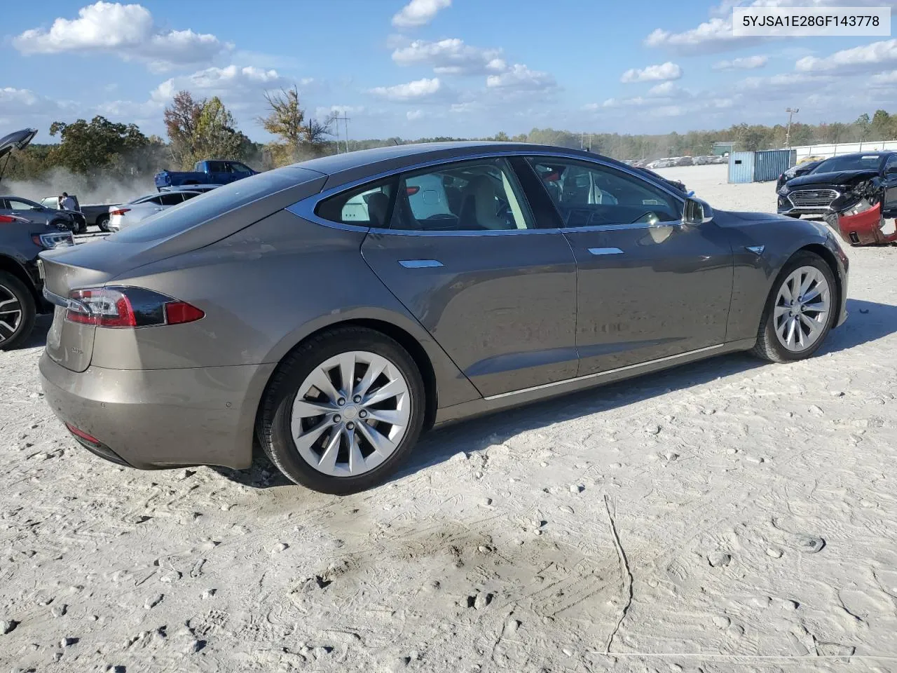 2016 Tesla Model S VIN: 5YJSA1E28GF143778 Lot: 77558274