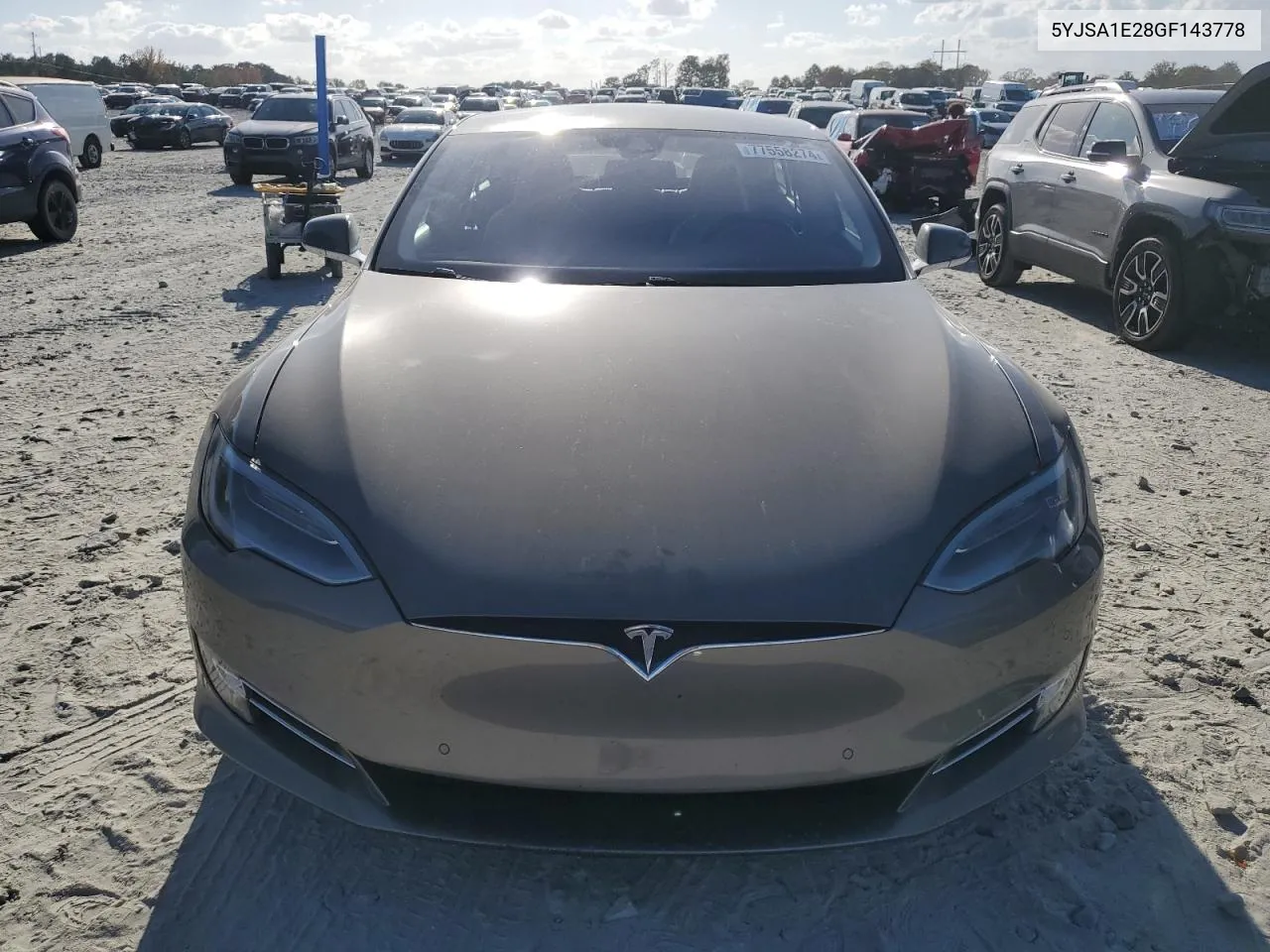 2016 Tesla Model S VIN: 5YJSA1E28GF143778 Lot: 77558274