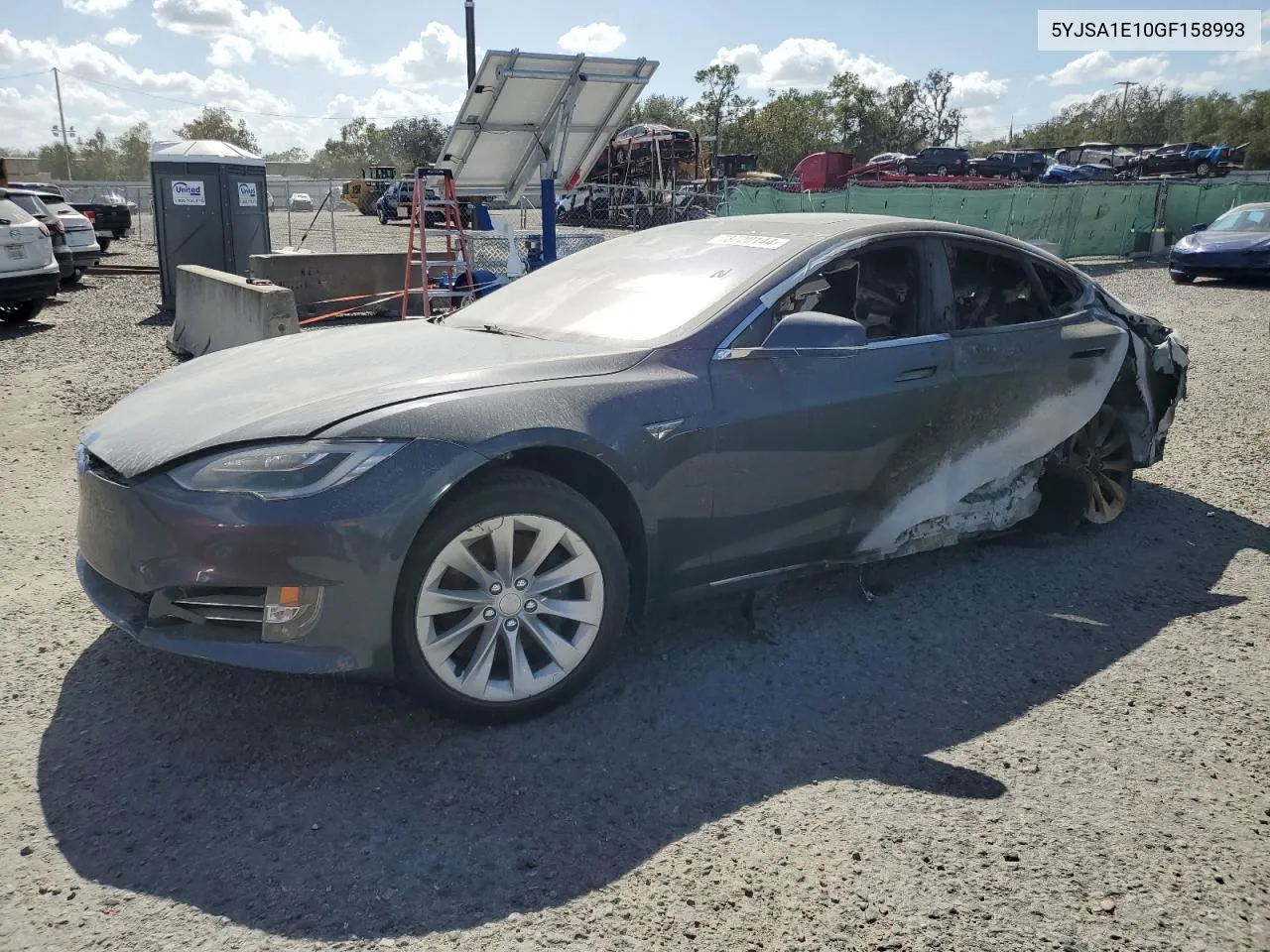 2016 Tesla Model S VIN: 5YJSA1E10GF158993 Lot: 77725484