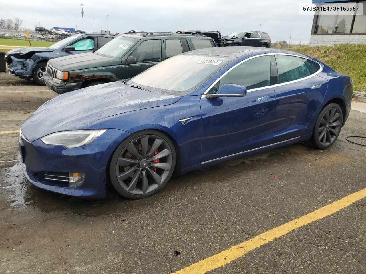 2016 Tesla Model S VIN: 5YJSA1E47GF169967 Lot: 78015964