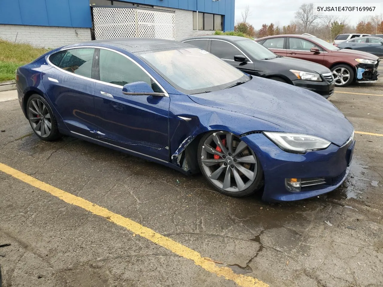 2016 Tesla Model S VIN: 5YJSA1E47GF169967 Lot: 78015964