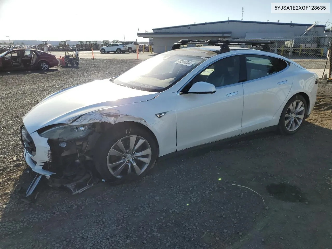 2016 Tesla Model S VIN: 5YJSA1E2XGF128635 Lot: 78209004