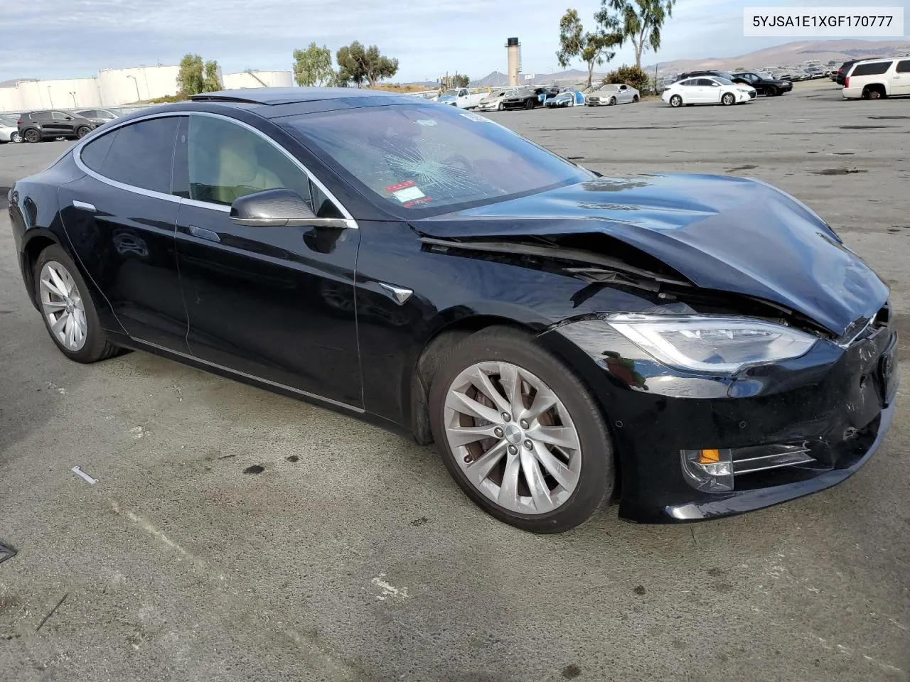 2016 Tesla Model S VIN: 5YJSA1E1XGF170777 Lot: 78289024