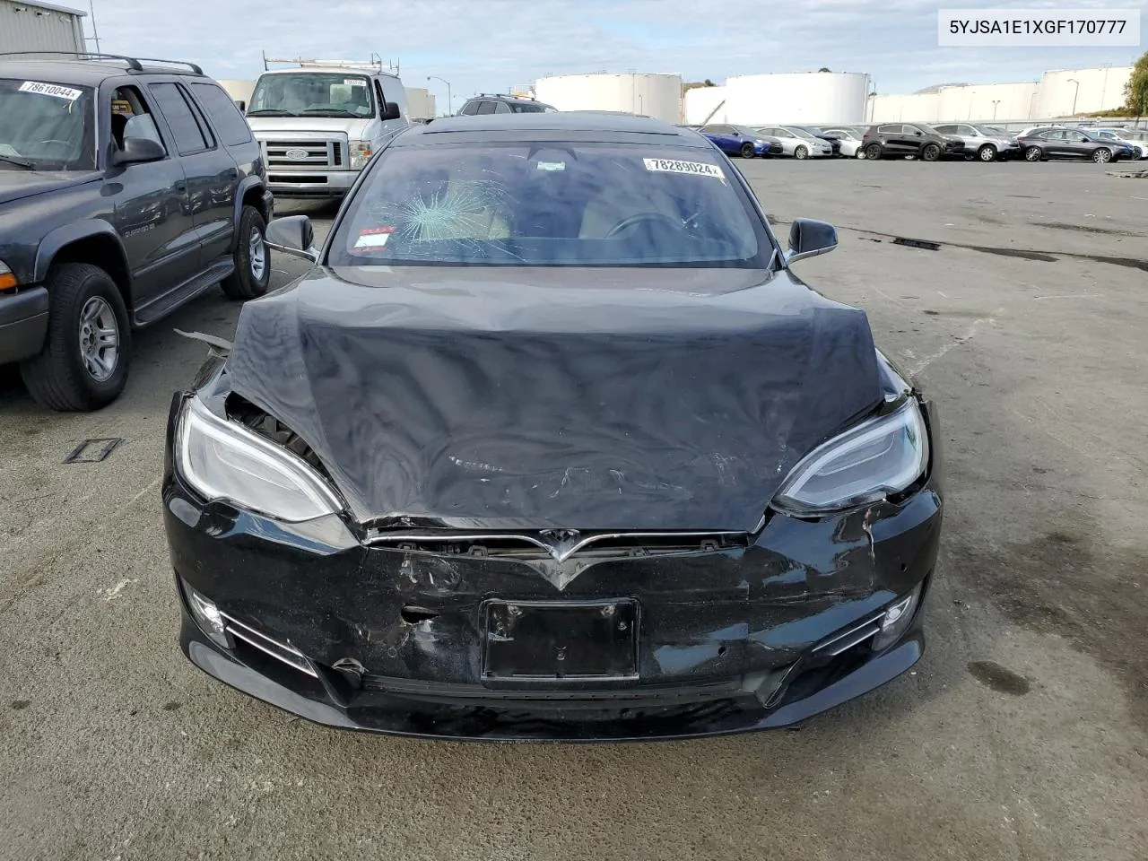 2016 Tesla Model S VIN: 5YJSA1E1XGF170777 Lot: 78289024