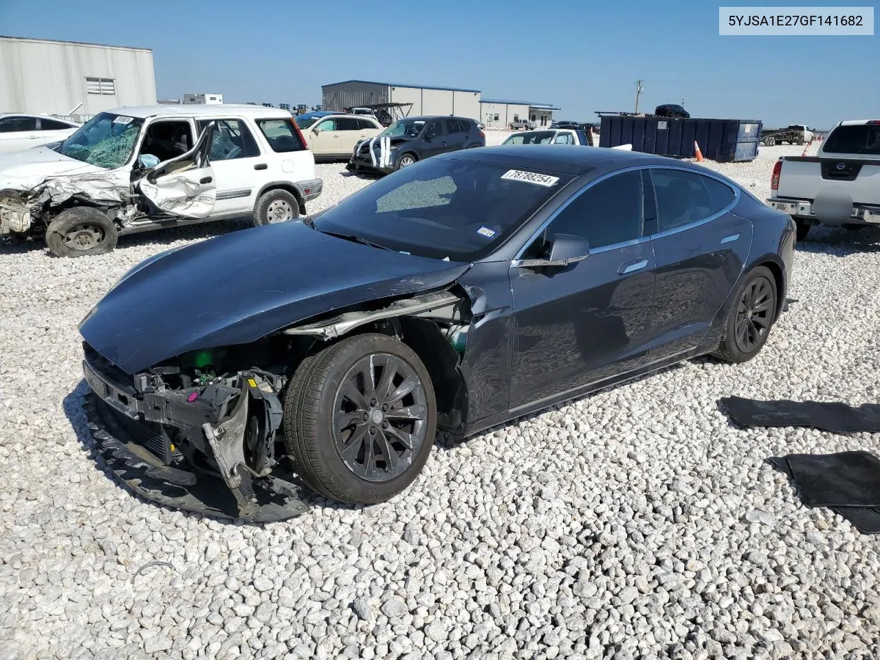 2016 Tesla Model S VIN: 5YJSA1E27GF141682 Lot: 78788254