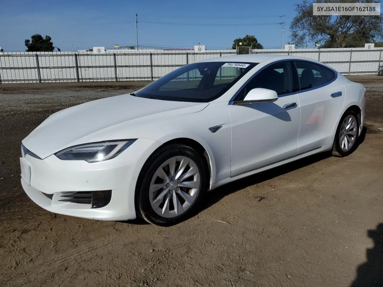 2016 Tesla Model S VIN: 5YJSA1E16GF162188 Lot: 79479544