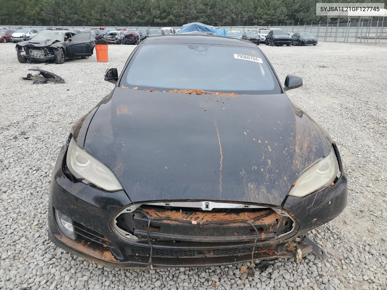 2016 Tesla Model S VIN: 5YJSA1E21GF127745 Lot: 79560704