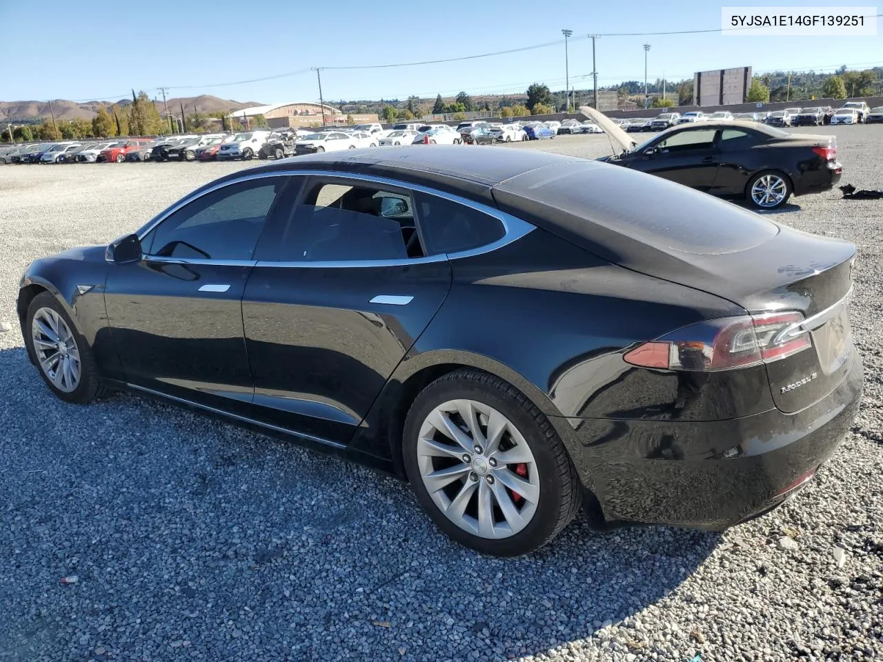 2016 Tesla Model S VIN: 5YJSA1E14GF139251 Lot: 79613624