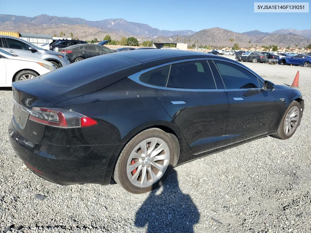 2016 Tesla Model S VIN: 5YJSA1E14GF139251 Lot: 79613624