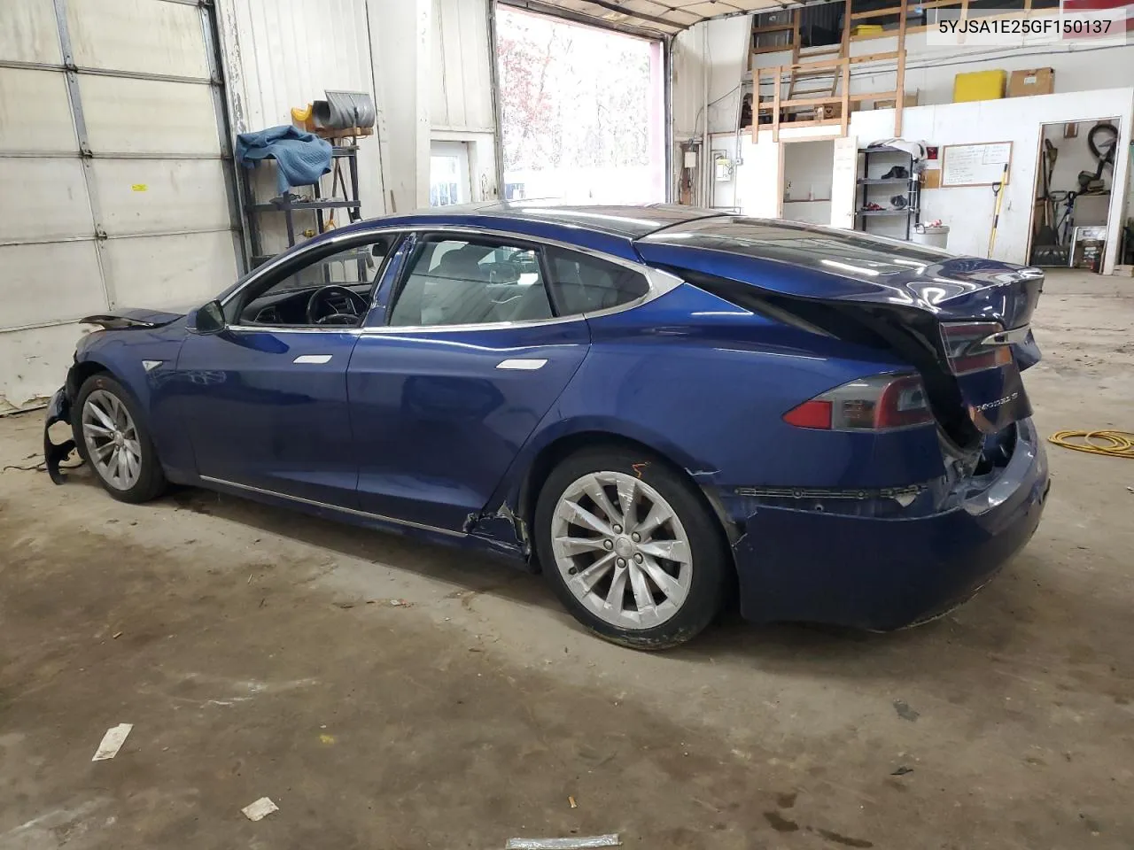 2016 Tesla Model S VIN: 5YJSA1E25GF150137 Lot: 79650014