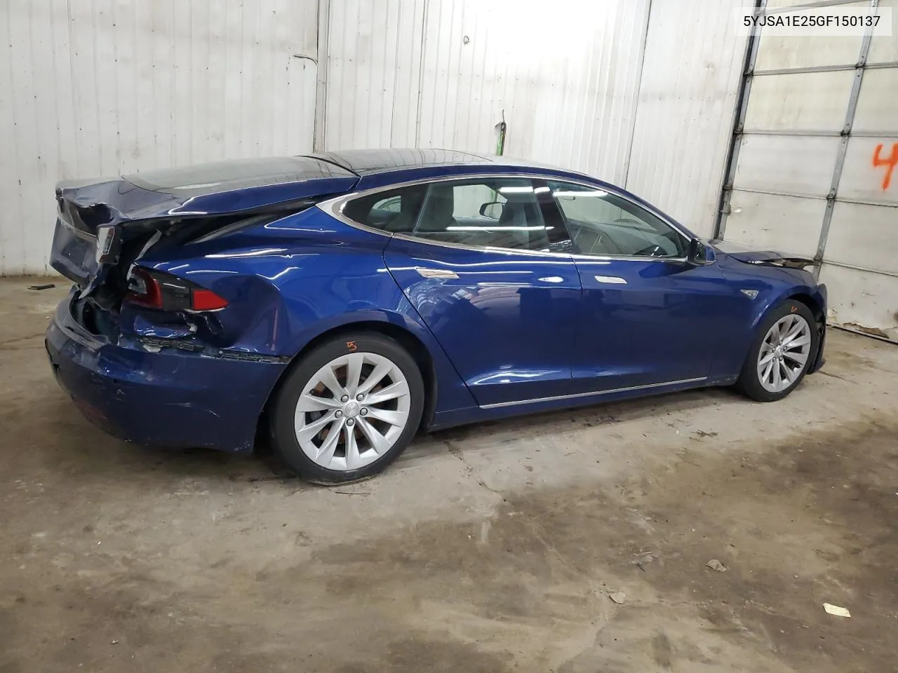 2016 Tesla Model S VIN: 5YJSA1E25GF150137 Lot: 79650014