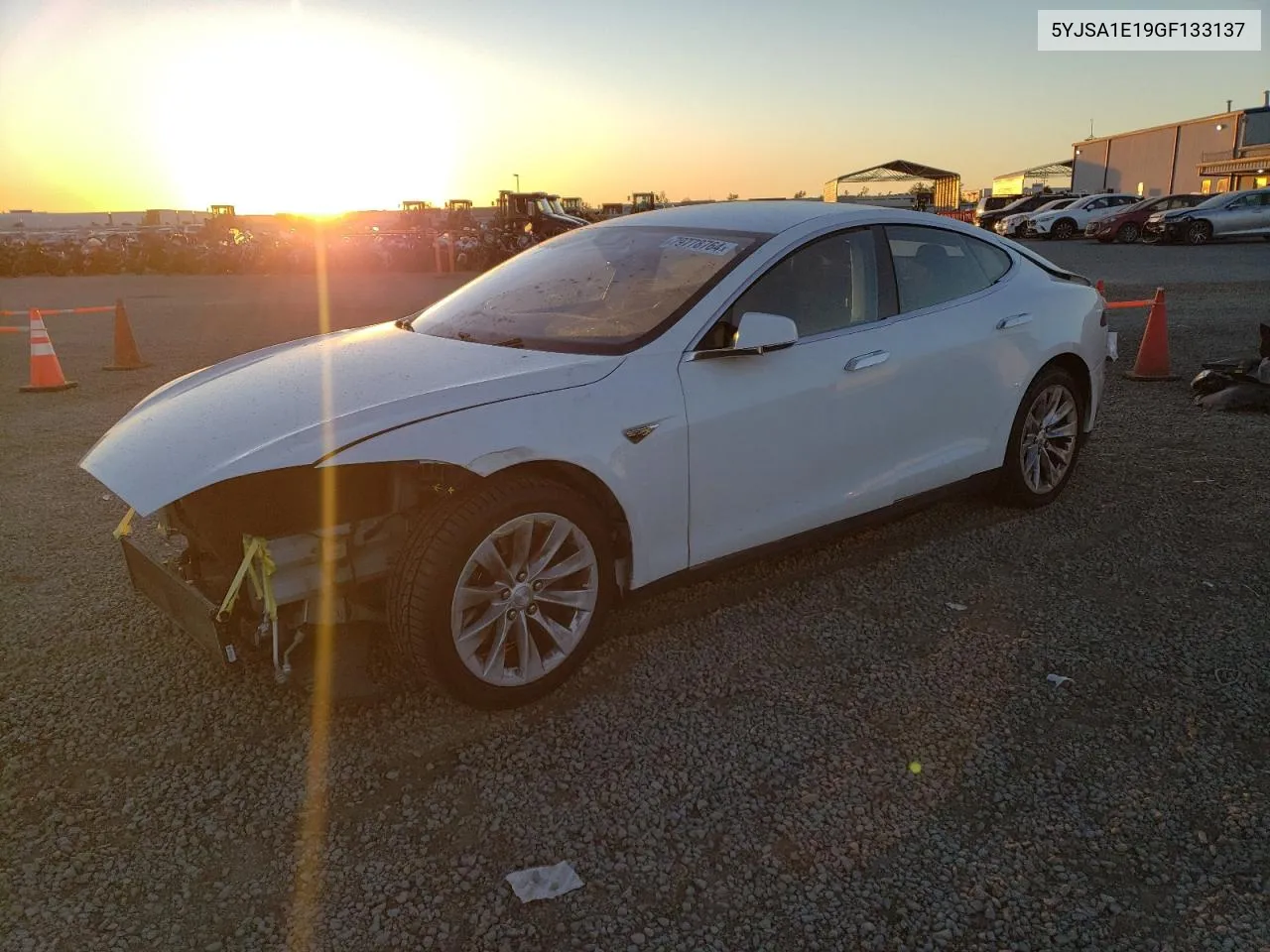 2016 Tesla Model S VIN: 5YJSA1E19GF133137 Lot: 79778764