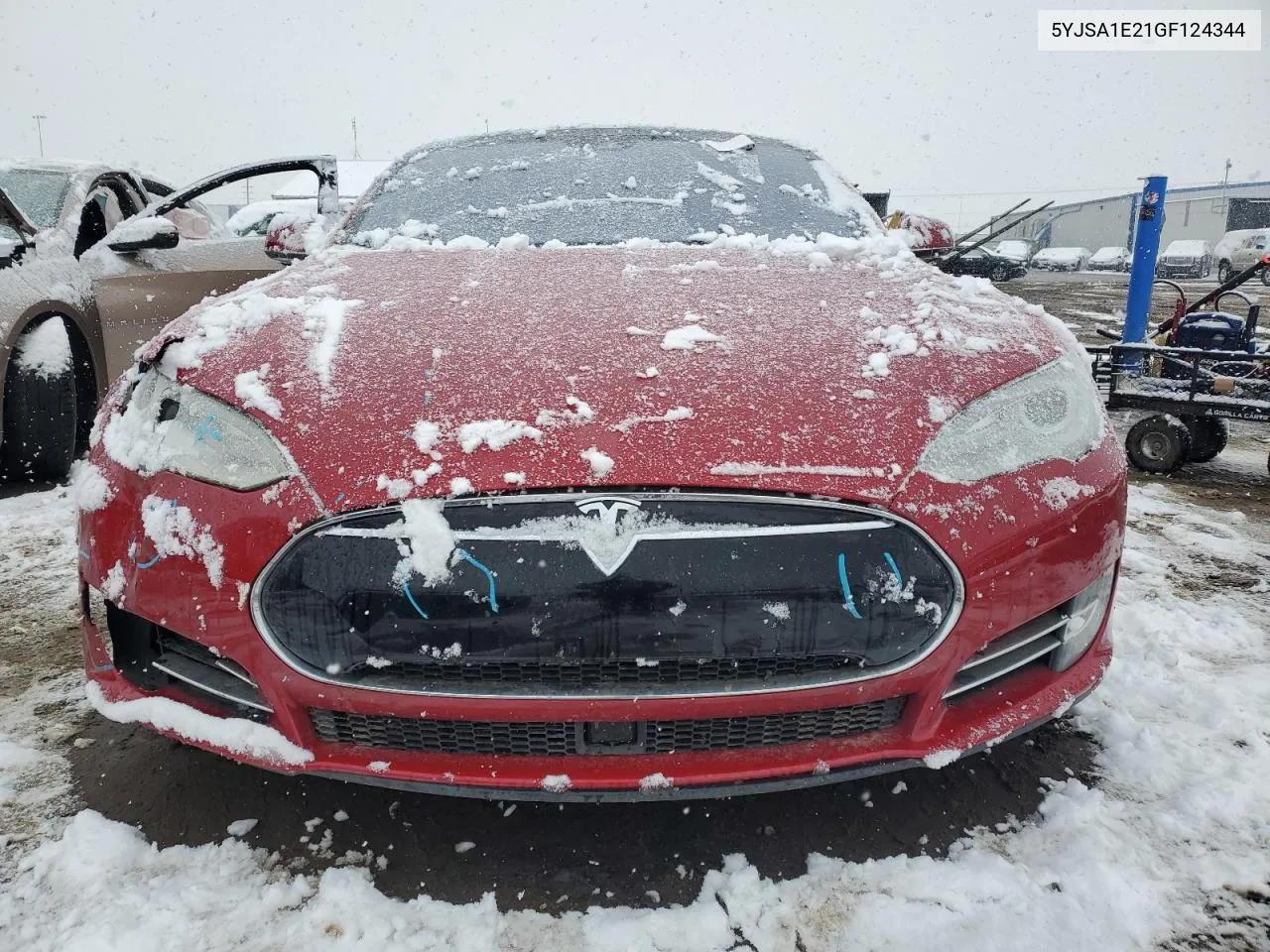 2016 Tesla Model S VIN: 5YJSA1E21GF124344 Lot: 79822164