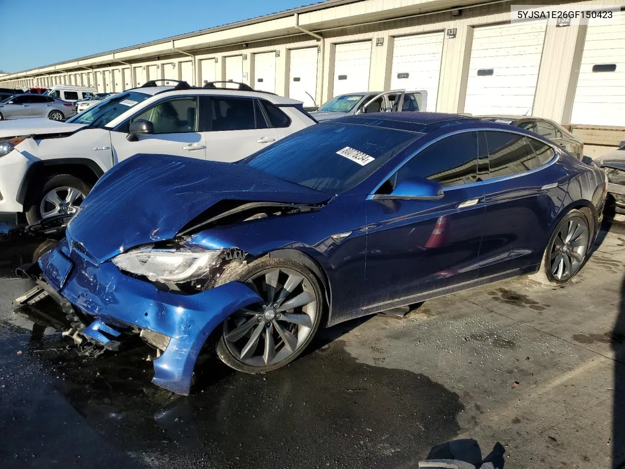 2016 Tesla Model S VIN: 5YJSA1E26GF150423 Lot: 80078234