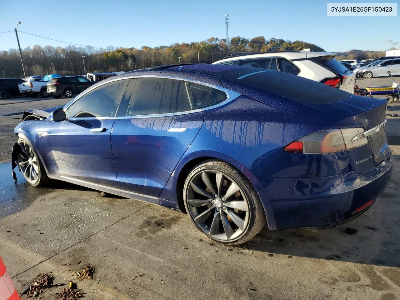 2016 Tesla Model S VIN: 5YJSA1E26GF150423 Lot: 80078234