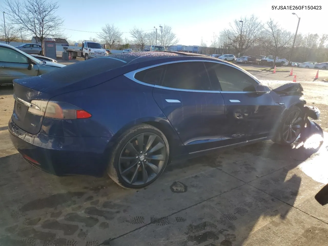 2016 Tesla Model S VIN: 5YJSA1E26GF150423 Lot: 80078234