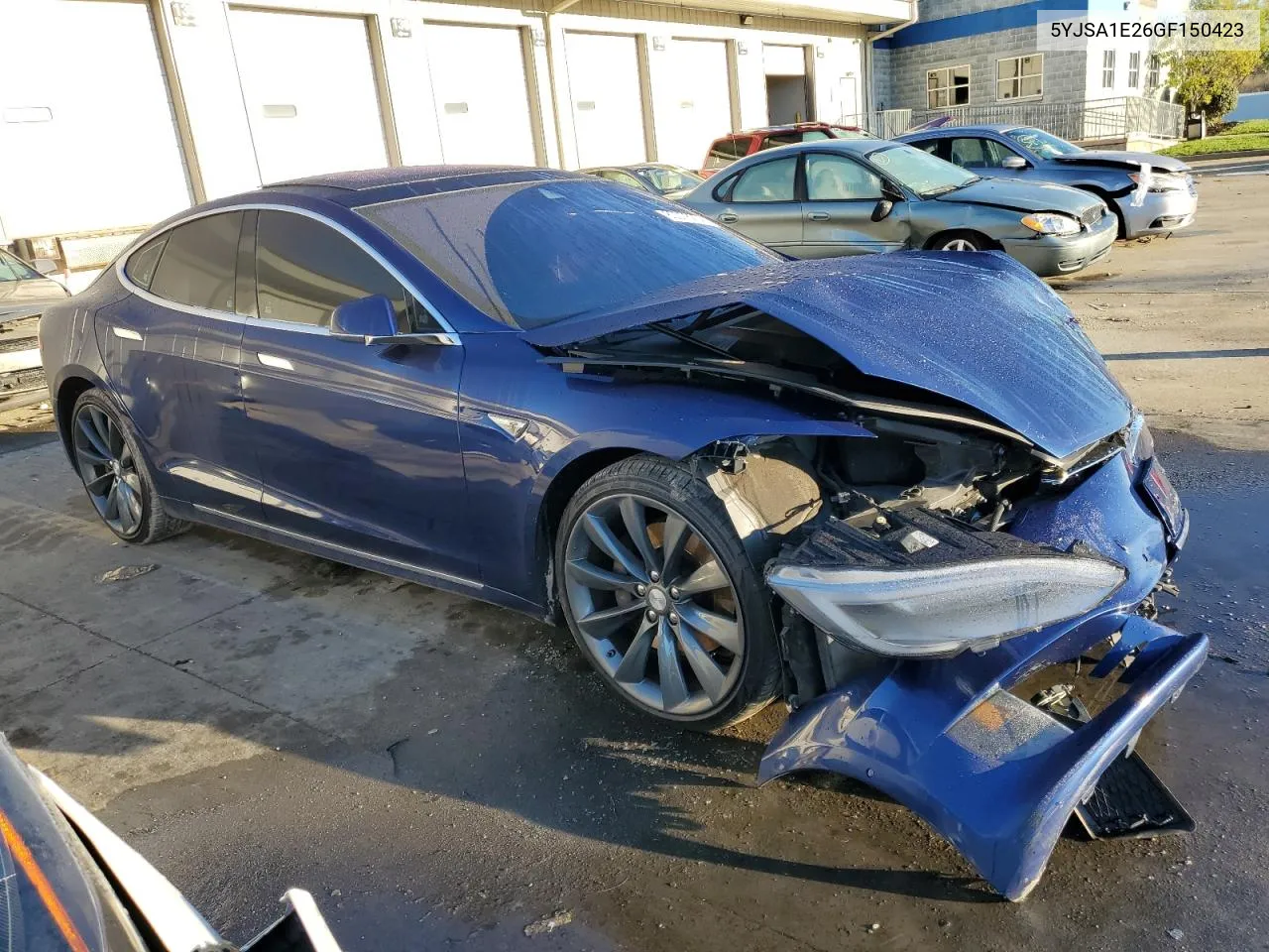 2016 Tesla Model S VIN: 5YJSA1E26GF150423 Lot: 80078234