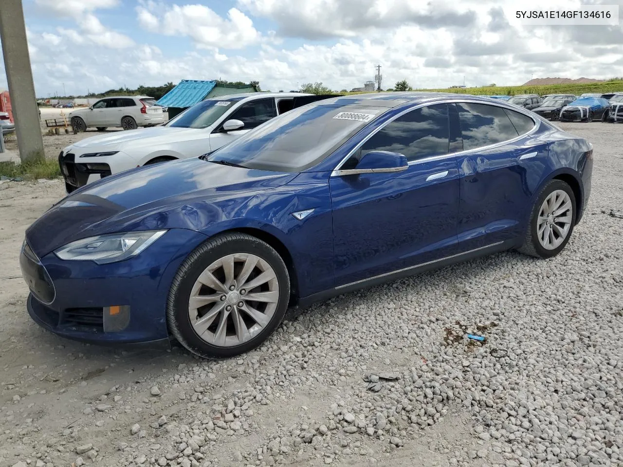 2016 Tesla Model S VIN: 5YJSA1E14GF134616 Lot: 80088604