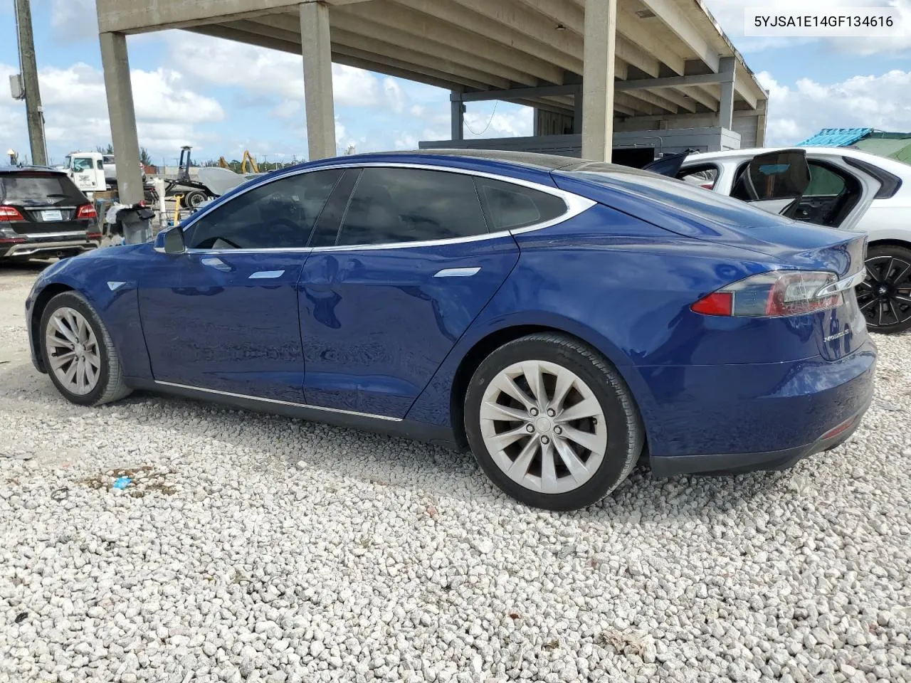 2016 Tesla Model S VIN: 5YJSA1E14GF134616 Lot: 80088604