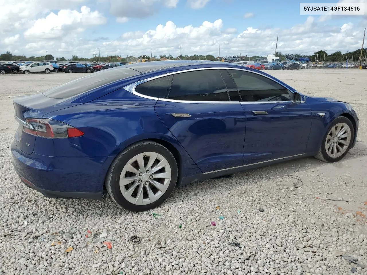 2016 Tesla Model S VIN: 5YJSA1E14GF134616 Lot: 80088604