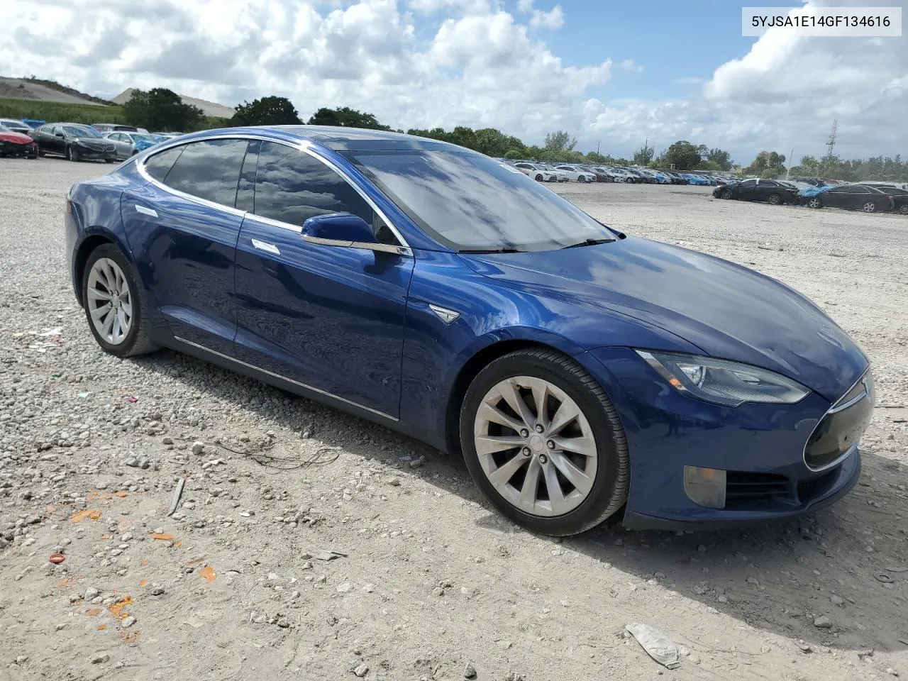 2016 Tesla Model S VIN: 5YJSA1E14GF134616 Lot: 80088604